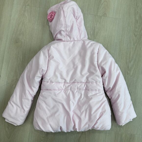 Disney Store Princess Puffer Coat 7/8, Pink - Picture 5 of 6